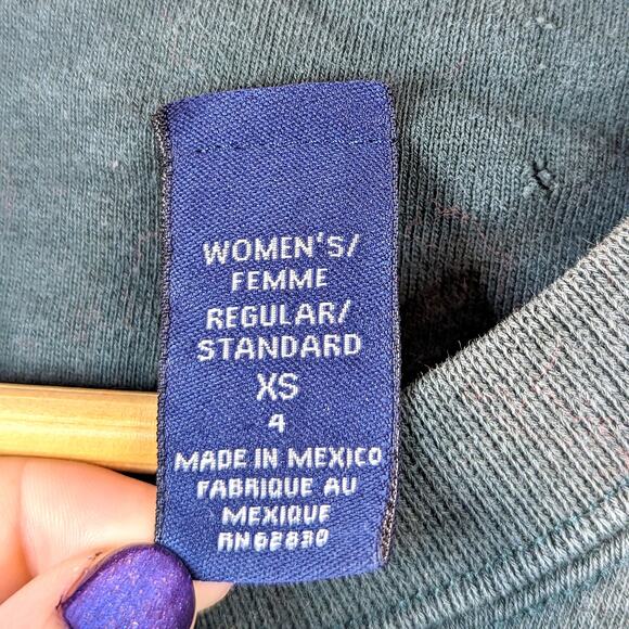 Vintage Tie Dye Oversized Christmas Sweatshirt Pullover Ugly Sweater 90's Sz XS - Picture 6 of 8